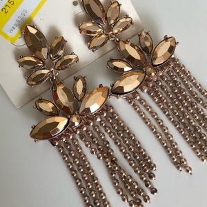 Copper Chandelier Earrings